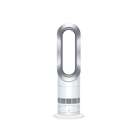 Dyson AM09 Hot and Cool Fan - White and Nickel Newest Model TurboJet with 2 year warranty