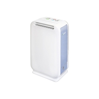 Ecoair DD122 Mini 6 Litre Slimline Desiccant Dehumidifier with Laundry Mode Humidistat and Antibacterial Filter