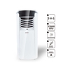 GRADE A1 - ECO 12000 BTU Slimline Portable Air Conditioner for medium-sized rooms