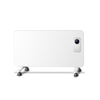 GRADE A1 - electriq 1000W Slim Wall Mountable Panel Heater with Digital Thermostat and Weekly Time - IP24 Bathroom Safe