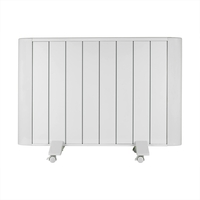 GRADE A1 - electriQ 2000W Wall Mountable Low Energy Smart WiFi Alexa Aluminium Designer Radiator - Bathroom Safe IP24