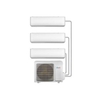 GRADE A1 - Multi-split 3-Way WiFi Ready Inverter Wall Air Conditioner System with three 9000 BTU indoor units to a singl
