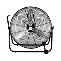 GRADE A2 - 24 Inch High velocity portable fan - Black