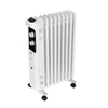 GRADE A2 - Argo Whisper 2 kw Portable Oil Filled Radiator 8 Fin with Thermostat