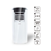 GRADE A2 - ECO 12000 BTU Smart Wifi Portable Air Conditioner with Heat Pump for medium sized rooms up to 30 sqm