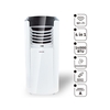 GRADE A2 - ECO 14000 BTU Smart Wifi Portable Air Conditioner with Heat Pump for medium sized rooms up to 38 sqm