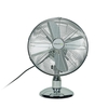 GRADE A2 - electriQ 12 Inch Chrome Desk Fan With Oscillating Function