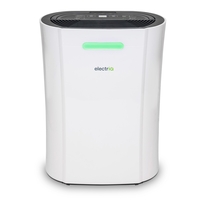GRADE A2 - electriQ 12 Litre Dehumidifier with Digital Humidistat and Air Purifier