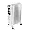 GRADE A3 - Argo Whisper 2 kw Portable Oil Filled Radiator 8 Fin with Thermostat