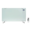 GRADE A3 - electriQ 2000W Designer Glass Heater Wall Mountable Low Energy with Smart WiFi Alexa - Ultra Slim only 8cm B