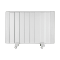 GRADE A5 - electriQ 2000W Wall Mountable Low Energy Smart WiFi Alexa Aluminium Designer Radiator - Bathroom Safe IP24