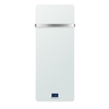 Refurbished electriQ Low Energy 850w Designer Glass Infrared Wall Mounted Heater with Towel Rail and Smart WiFi Alexa IP