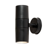Burwick Outdoor Up & Down Wall Light,  Black