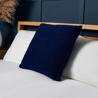 Chenille Cushion,  Navy