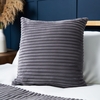 Luxury Ribbon Velvet Cushion,  Grey