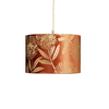 Mica 30cm Velvet & Gold Print Easyfit Shade,  Orange