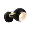 Rowan Eyeball Wall Light,  Black