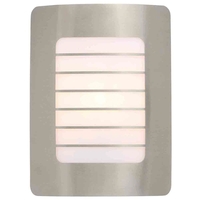 Stanley Aragon Outdoor Rectangular Wall Light,  Steel