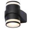 Stanley Lagan Outdoor LED Cylindrical Up & Down Wall Light,  Black