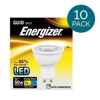 10 Pack - Energizer LED GU10 Cool White Light Bulb