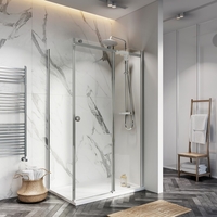 1000 x 760mm Rectangular Sliding Shower Enclosure- Frameless