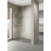 1000mm Walk In Shower Screen with 300mm Hinged Return Screen - 8mm Glass - Corvus