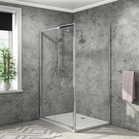 1000x900mm Rectangular Sliding Shower Enclosure - Lyra