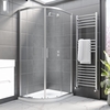 1200x800mm Left Hand Offset Quadrant Shower Enclosure With Shower Tray - Pavo