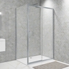 1700 x 760mm Rectangular Sliding Shower Enclosure - Pavo