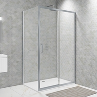 1700 x 760mm Rectangular Sliding Shower Enclosure - Pavo
