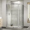 900 x 760 Offset Quadrant Sliding Shower Enclosure with Right Hand Tray - Fiji