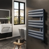 Anthracite Electric Towel Radiator 0.6kW with Wifi Thermostat - H650xW450mm - IPX4 Bathroom Safe