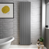 Anthracite Vertical Double Panel Radiator 1800 x 456mm - Mojave