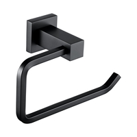 Arissa Matt Black Toilet Roll Holder