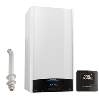 Ariston Genus One Net 35 Kw A+ Combi Boiler with Alexa WiFi with Free Cube R Net and Horizontal Flue Kit - 12 Year Warr