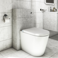 Back to Wall Smart Bidet Toilet Combo - with Sion Concrete WC Unit & Cistern - Purificare