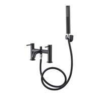 Black Bath Shower Mixer Tap - Arissa