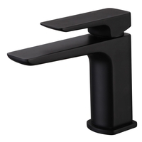 Black Cloakroom Mono Basin Mixer Tap - Zana