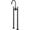 Black Freestanding Bath Mixer Tap - Camden