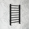 Black Heated Towel Rail Radiator 800 x 500mm - Sonoran