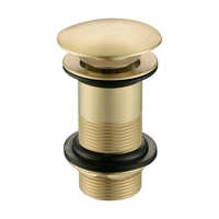 Brass Click Clack Unslotted Basin Waste - Arissa
