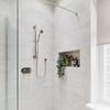 Chrome Concealed Shower Mixer with Dual Control & Slide Rail Kit and Handset - Camden