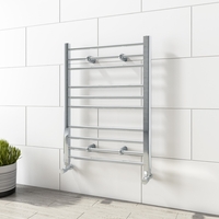 Chrome Heated Towel Rail Radiator 800 x 600mm - Sahara