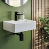 Cloakroom Matt Wall Hung Basin 400mm - Houston