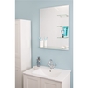 Croydex Bampton Rectangular Mirror with Shelves