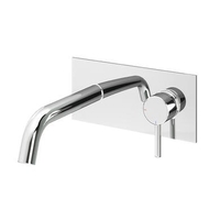 Curved Wall Mounted Basin Mixer Tap - Kuro