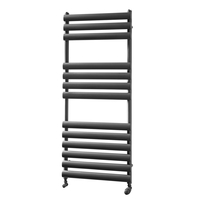 Dorney Anthracite Heated Towel Rail - 1200 x 500mm
