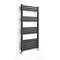 Eton Anthracite Heated Towel Rail - 1000 x 500mm