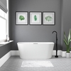 Freestanding Double Ended Back to Wall Bath 1500 x 745mm - Gable