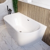 Freestanding Double Ended Back to Wall Bath 1700 x 800mm - Gable